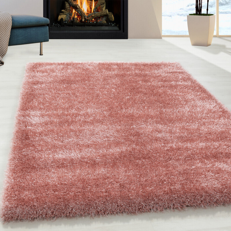 Ayyildiz koberce Kusový koberec Brilliant Shaggy 4200 Rose - 80x150 cm