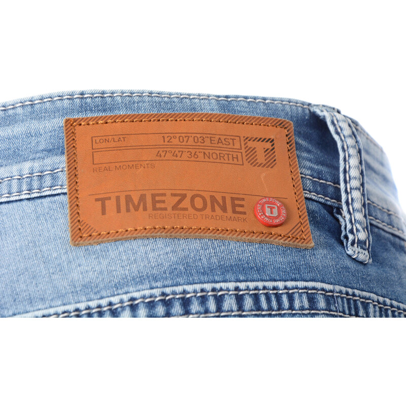 Timezone jeans Slim Eduardo pánské světle modré