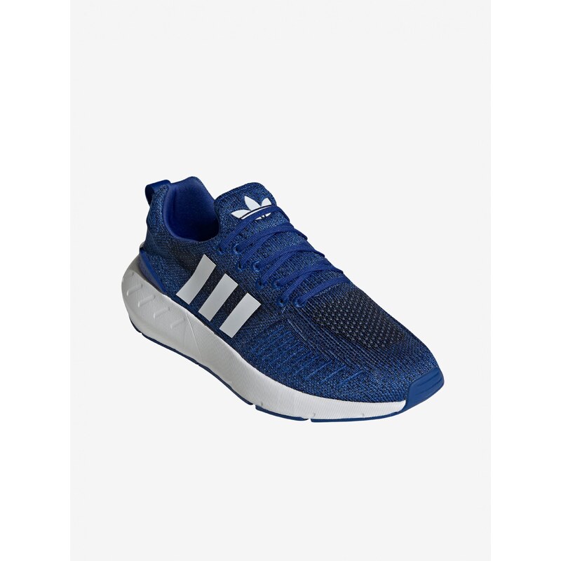 Tmavě modré pánské žíhané boty adidas Originals Swift Run 22 - Pánské