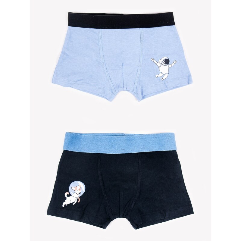 Yoclub Kids's Cotton Boys' Boxer Briefs Underwear 2-pack BMB-0012C-AA30-001