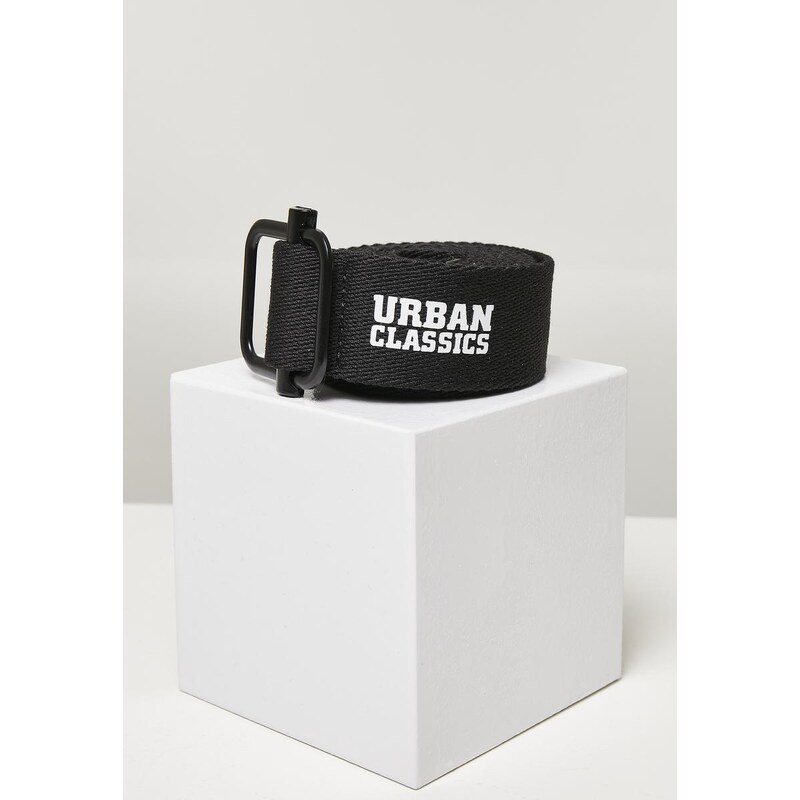 Urban Classics Accessoires Průmyslový plátěný pás 2-balení černá/olivová