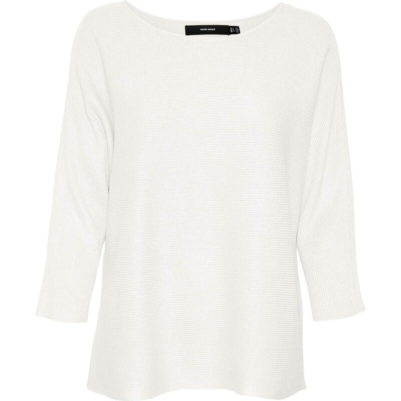 VERO MODA Svetr Nora bílá