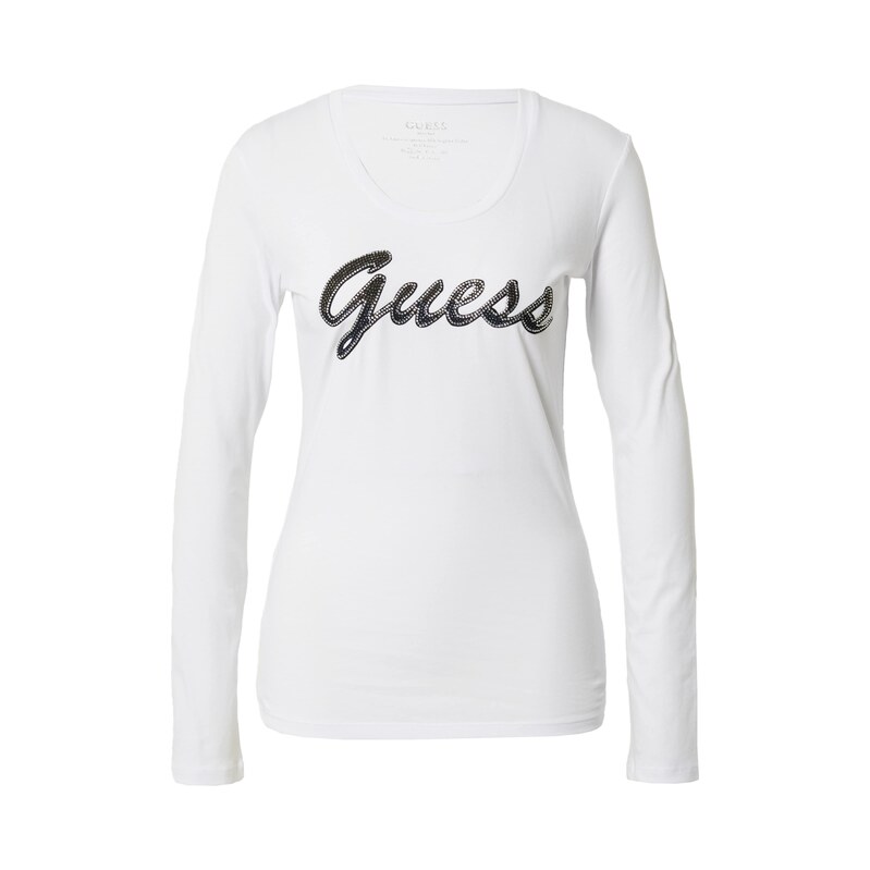 GUESS Tričko Adriana modrá / khaki / černá / bílá