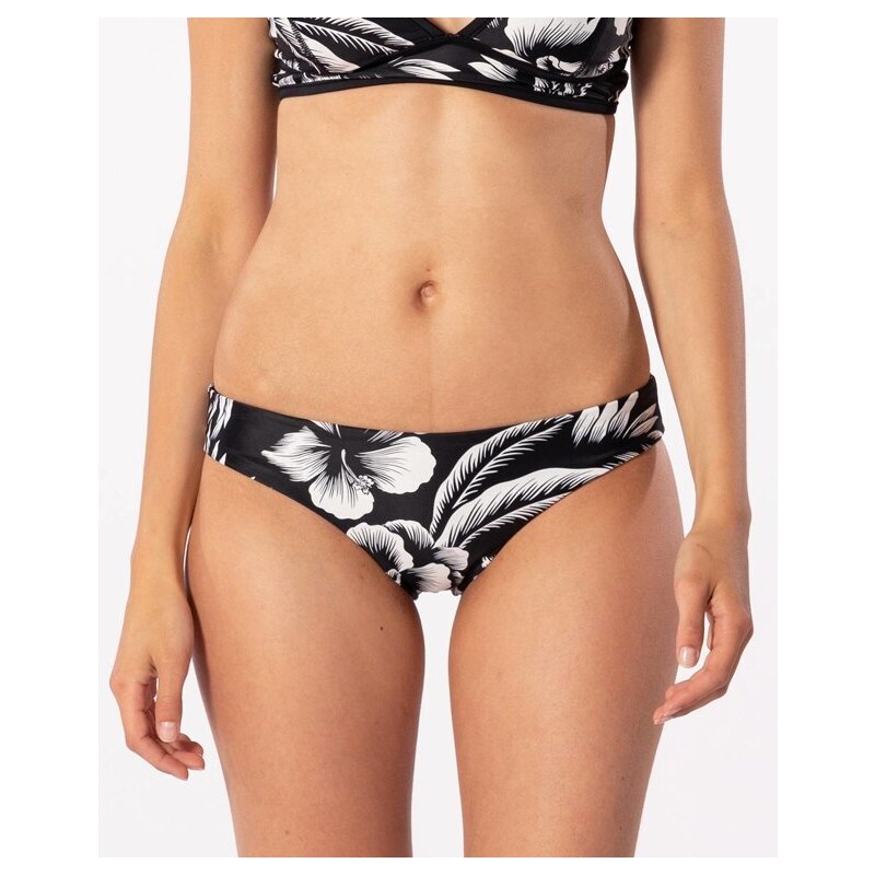 Plavky Rip Curl MIRAGE ESS PRINTED CHEEKY PANT Black