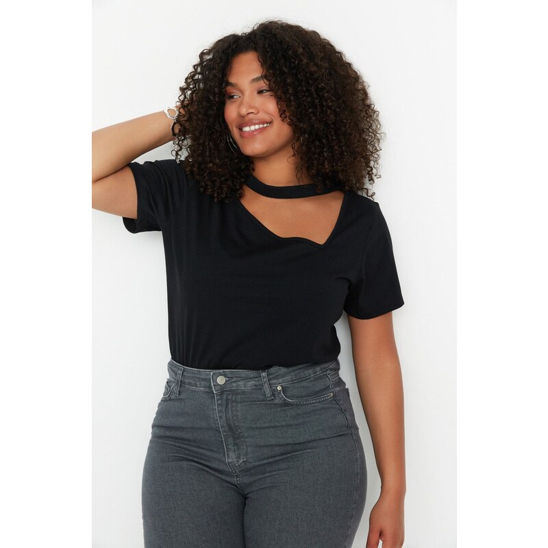 Dámské tričko Trendyol Cut out 107052863