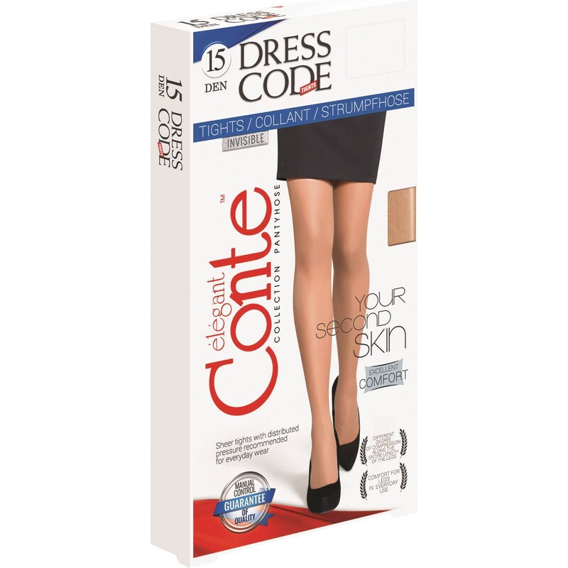 Conte Woman's Tights & Thigh High Socks Bronz