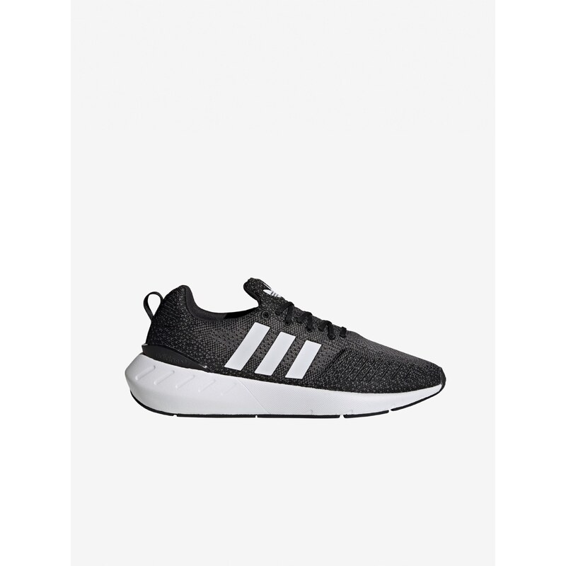 Černé pánské žíhané boty adidas Originals Swift Run 22 - Pánské