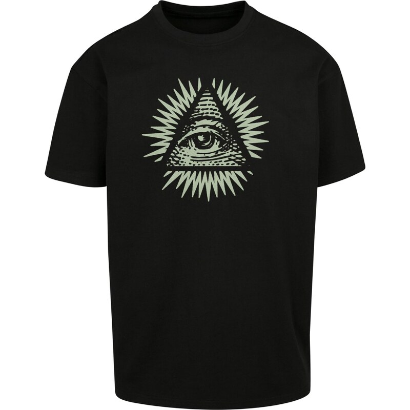 Mister Tee Tričko New Order pastelově zelená / tmavě zelená /