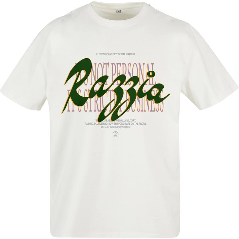 Mister Tee Tričko Razzia žlutá / tmavě zelená / světle fialová /
