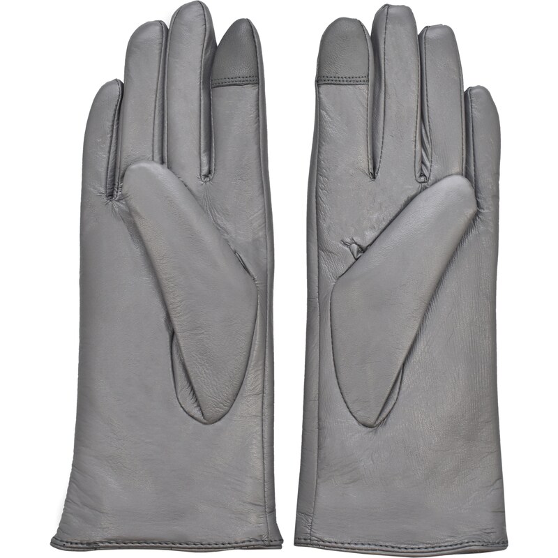 Semiline Woman's Women Leather Antibacterial Gloves P8201