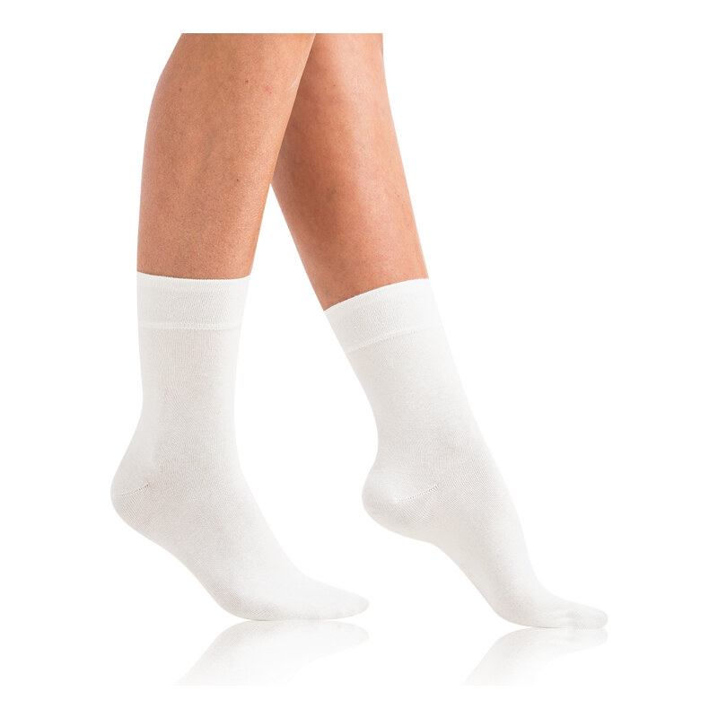 Bellinda COTTON MAXX LADIES SOCKS - Women's cotton socks - white