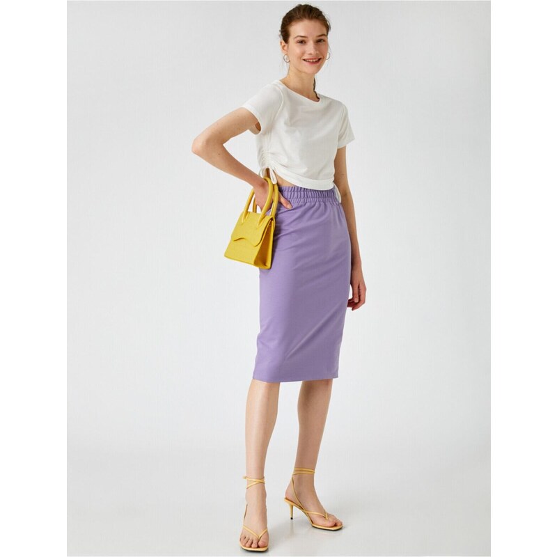 Koton Women's Purple Skirt
