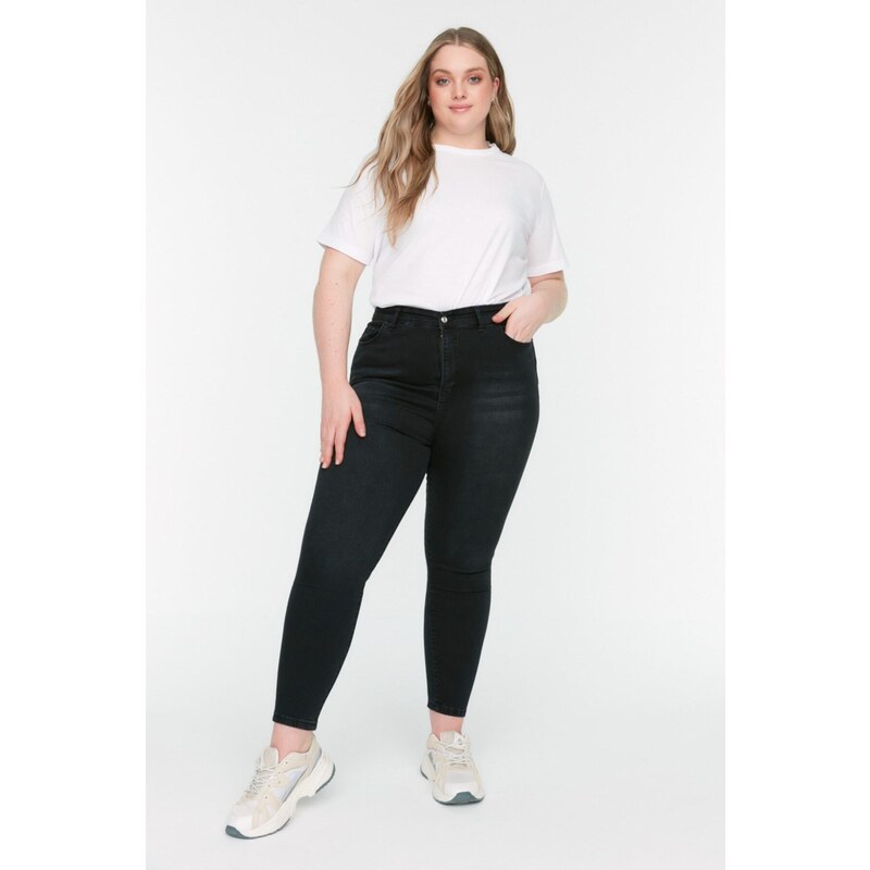 Trendyol Curve Black Skinny Denim Jeans