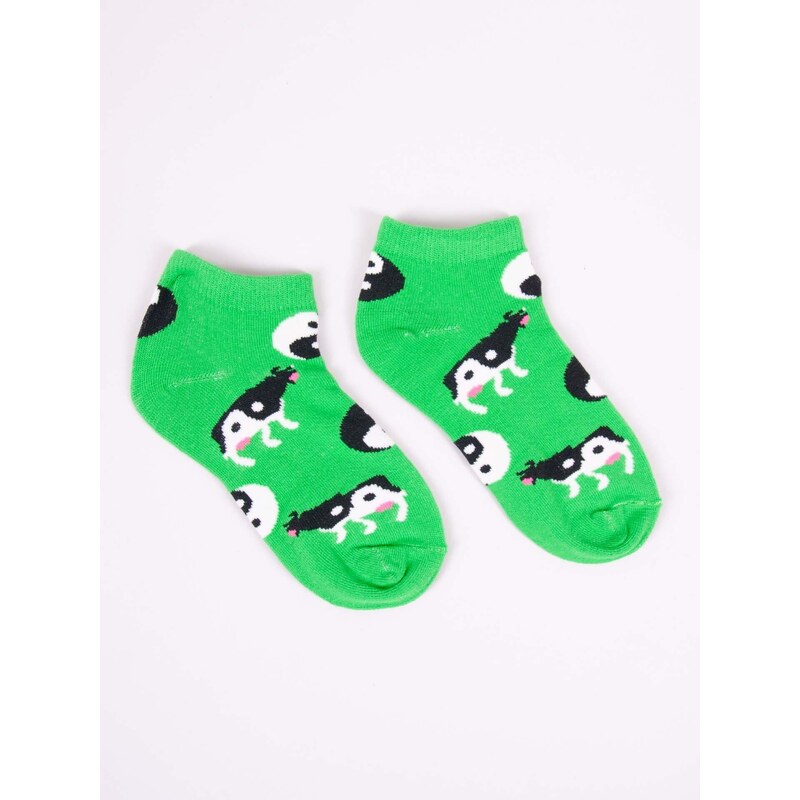 Yoclub Unisex's Ankle Funny Cotton Socks Patterns Colours SKS-0086U-A700