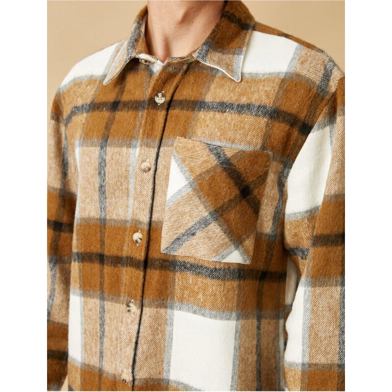 Koton Plaid Lumberjack Shirt Jacket