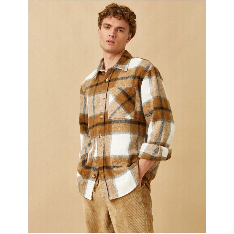 Koton Plaid Lumberjack Shirt Jacket