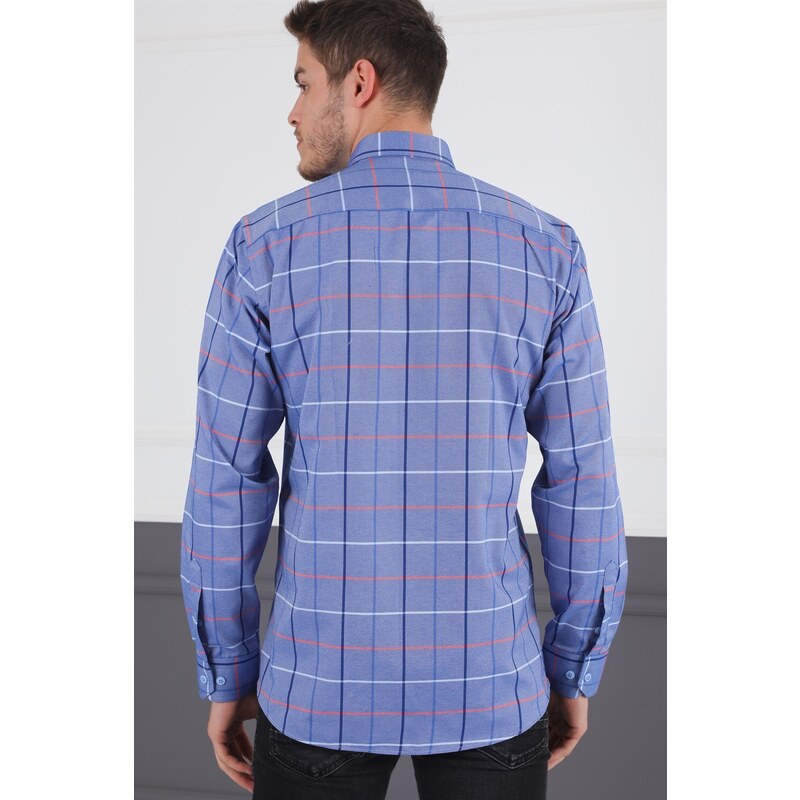 dewberry G716 DERBERRY MEN'S SHIRT-BLUE