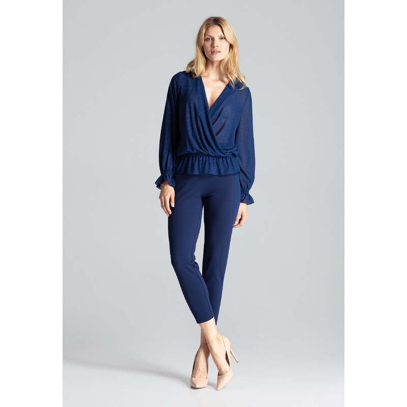 Figl Womans Blouse M690 Navy Blue