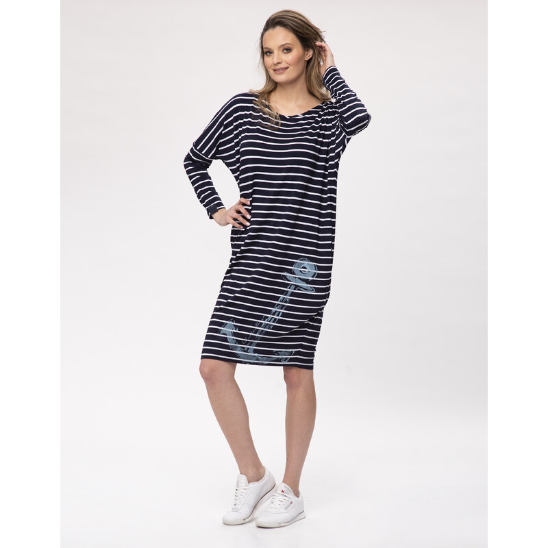 Look Made With Love Woman's Dress 708 Navy