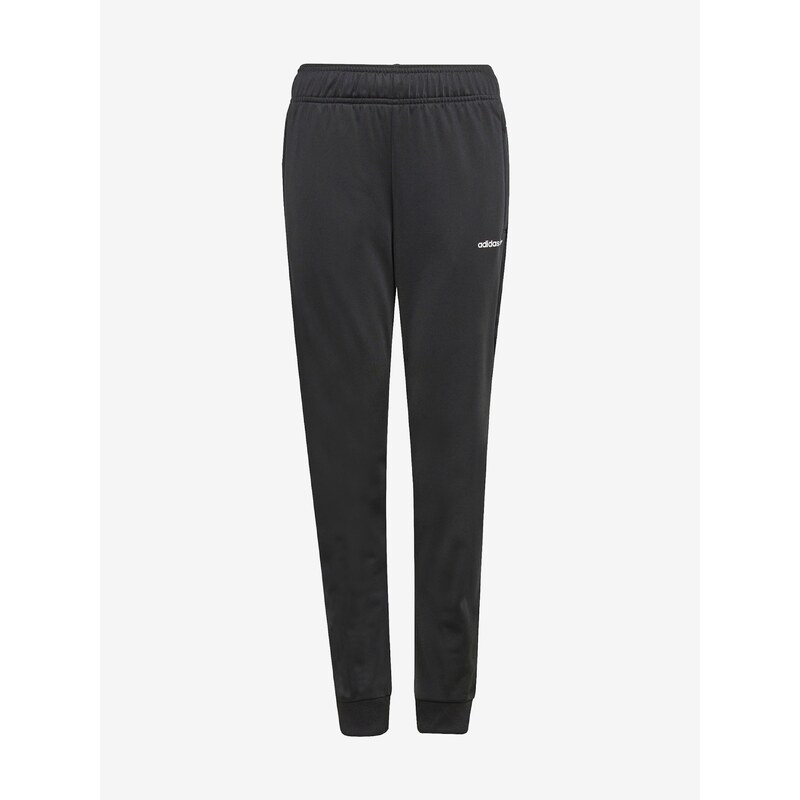 Černé holčičí tepláky s kapsami na zip adidas Originals Track Pants - unisex