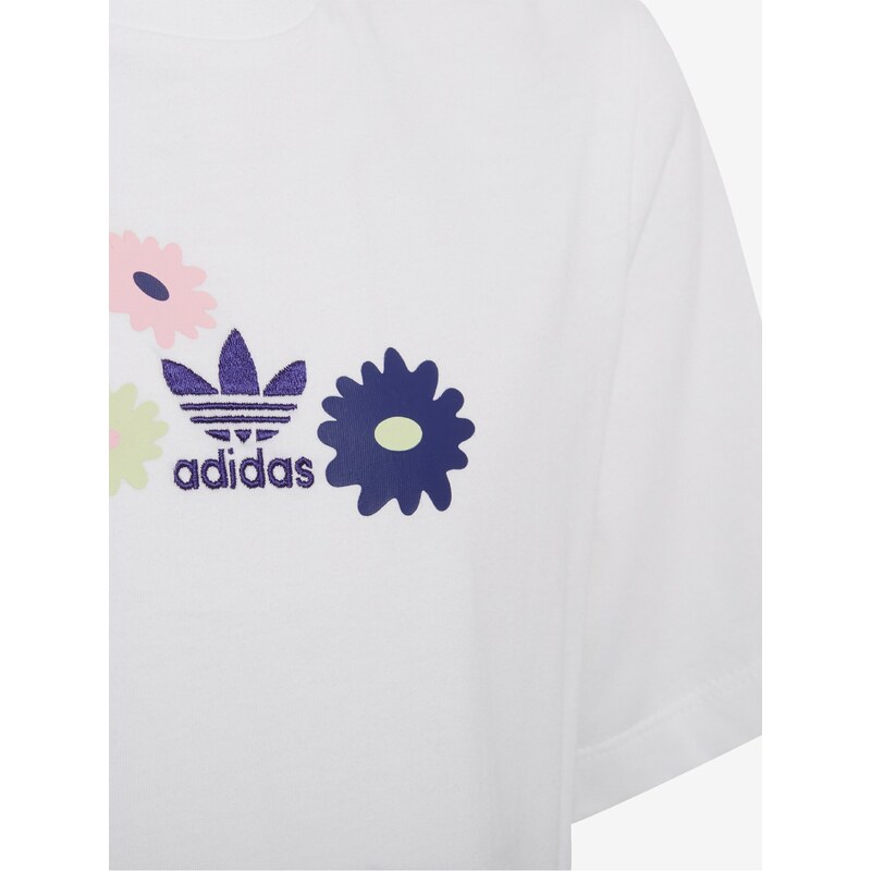 Bílé holčičí tričko adidas Originals - unisex