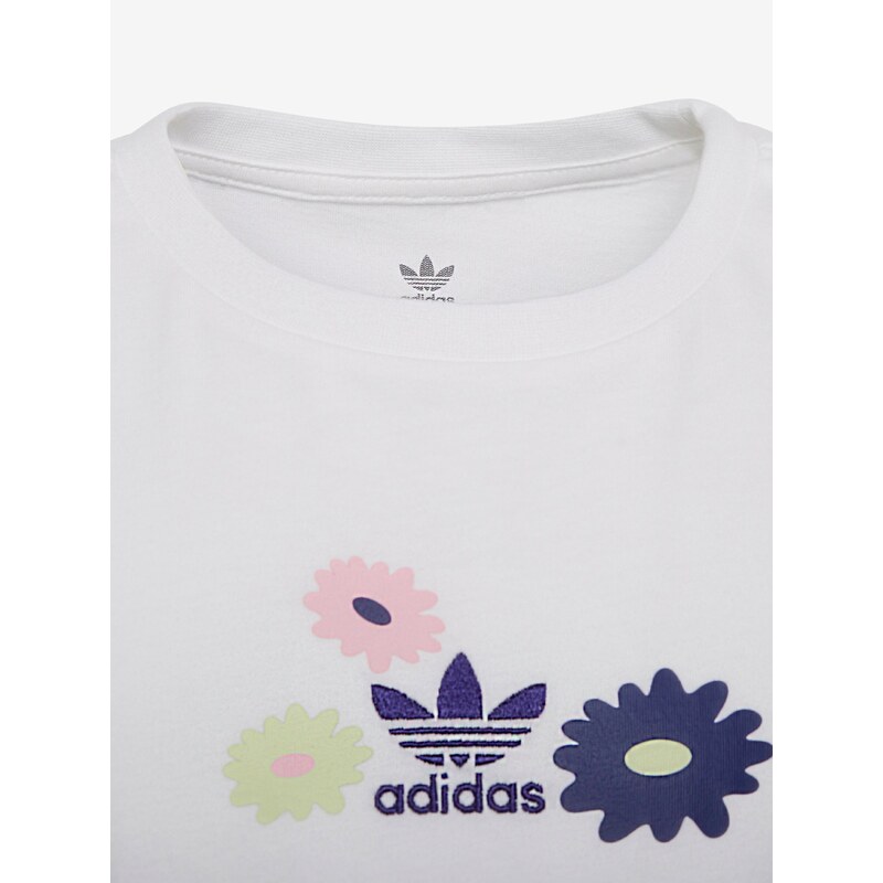 Bílé holčičí tričko adidas Originals - unisex