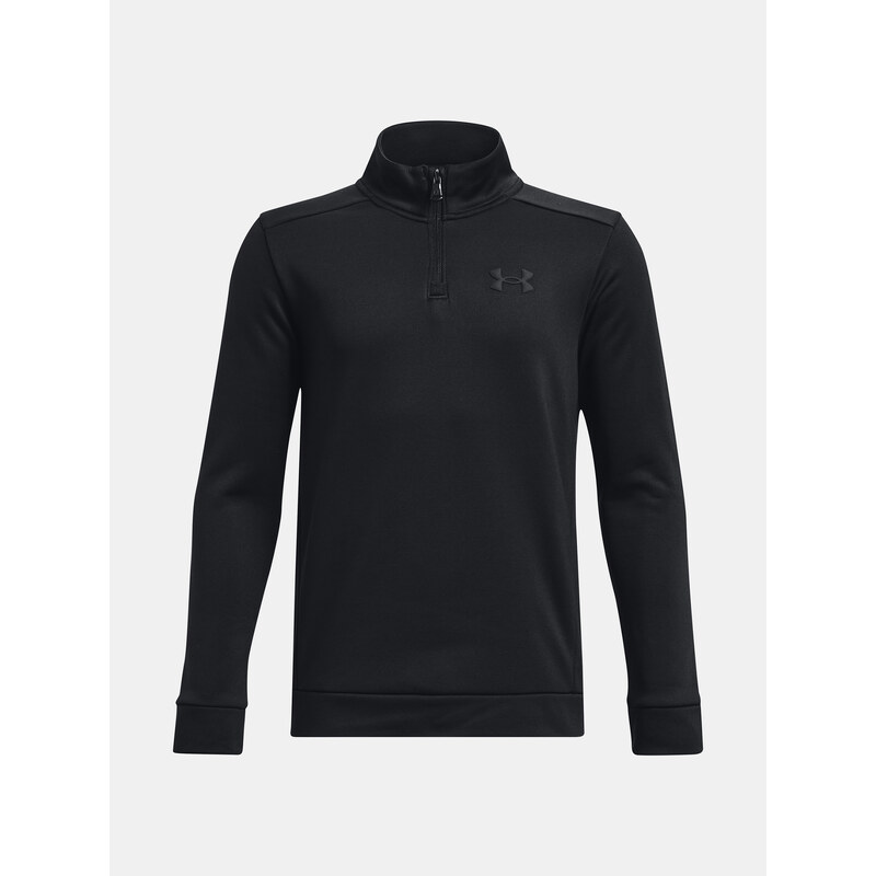 Under Armour MMikina UA Armour Fleece 1/4 Zip-BLK - Kluci