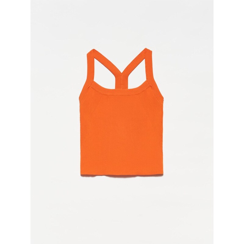 Dilvin Camisole - Orange - Regular fit