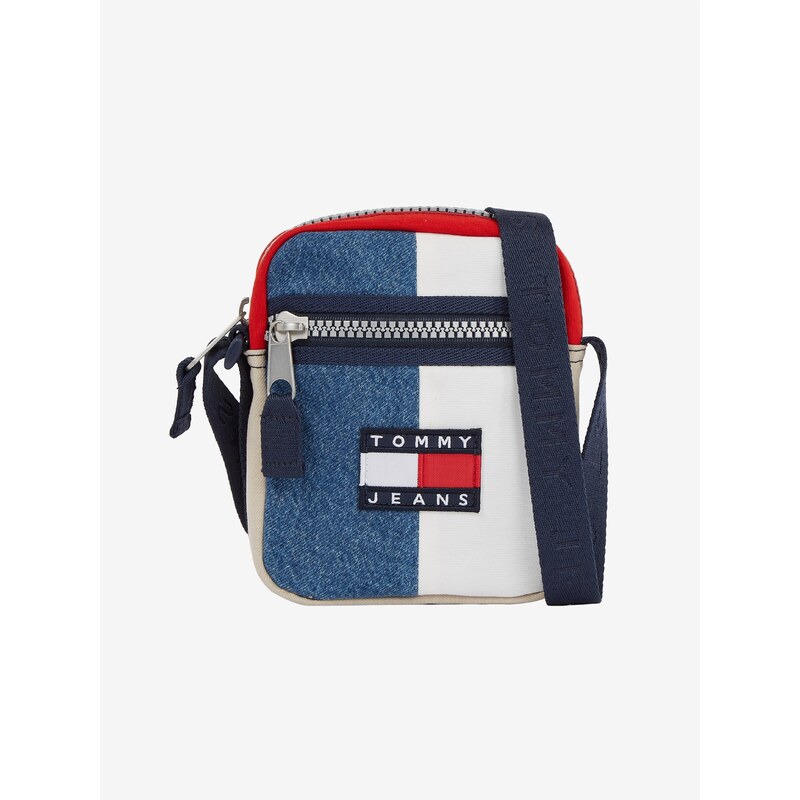 Tommy Hilfiger Modro-béžová pánská malá crossbody taška Tommy Jeans - Pánské