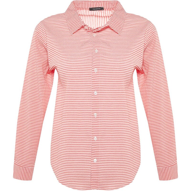 Trendyol Shirt - Rot - Regular fit