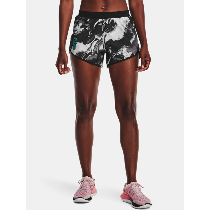 Under Armour Kraťasy UA Fly By Anywhere Short -BLK - Dámské