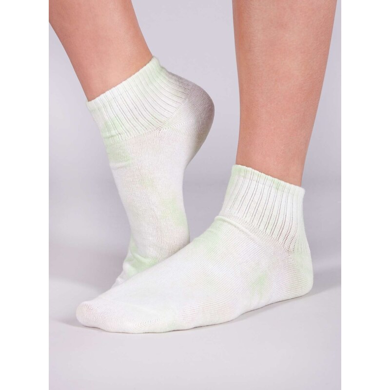 Yoclub Kids's Girls' Ankle Cotton Socks Tie Dye 3-Pack SKS-0091U-0000