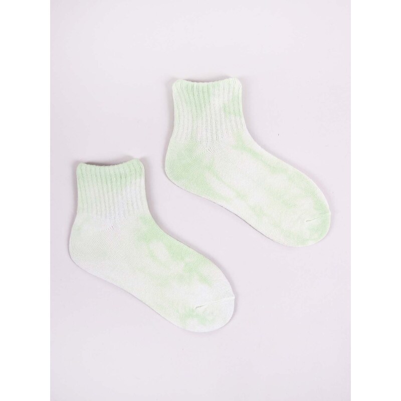 Yoclub Kids's Girls' Ankle Cotton Socks Tie Dye 3-Pack SKS-0091U-0000