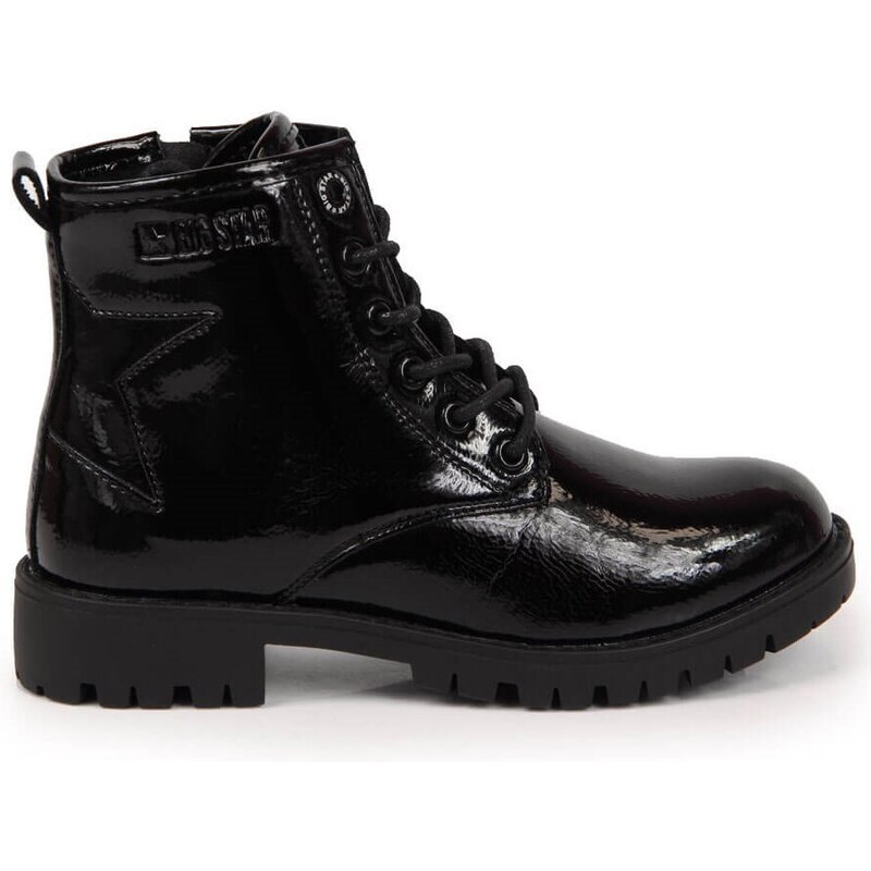 BIG STAR SHOES Dětské lakované teplé boty Big Star