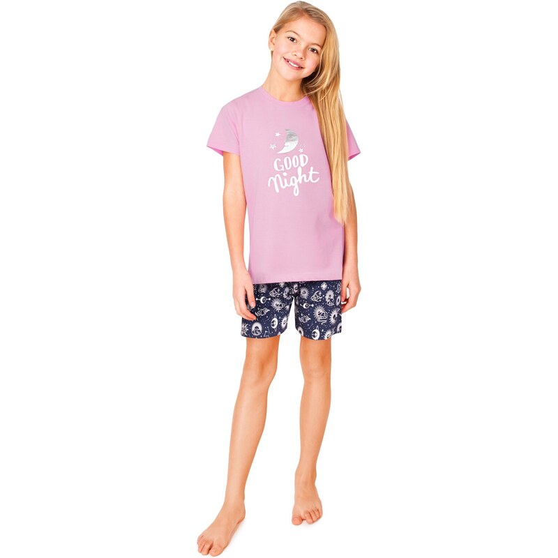 Yoclub Kids's Girls' Short Cotton Pyjamas PIA-0022G-A110