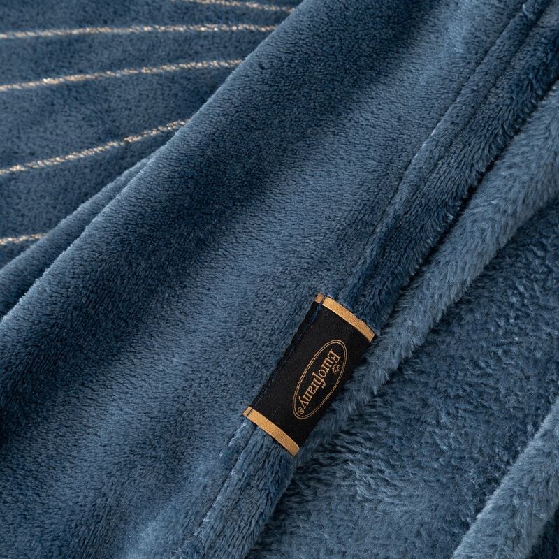 Eurofirany Unisex's Blanket 392060 Navy Blue