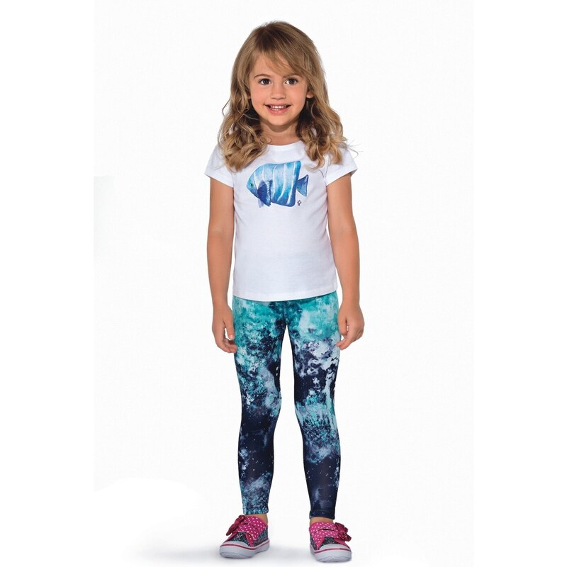 Bas Bleu Girls' leggings PATI stretchable made of elastic material