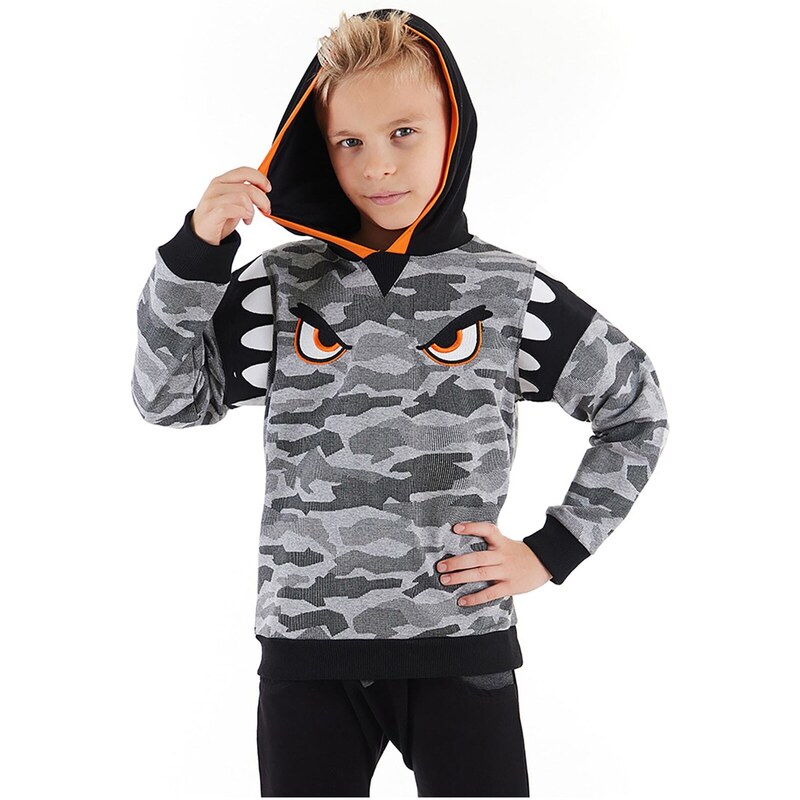 mshb&g Boys Camouflage Hooded Sweatshirt