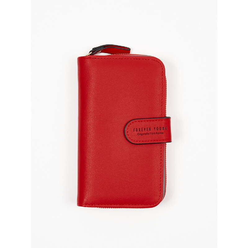 Red women's wallet Shelvt