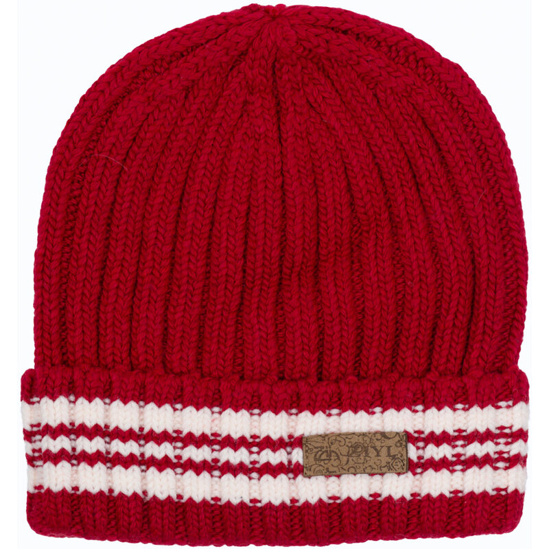 Classic winter men's hat Shelvt red