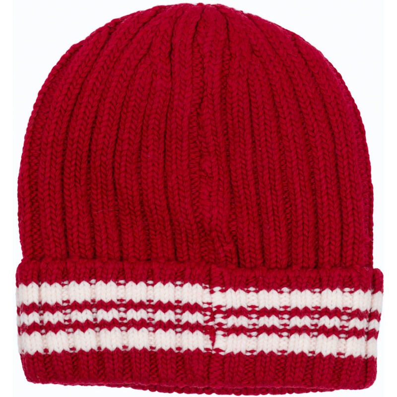 Classic winter men's hat Shelvt red