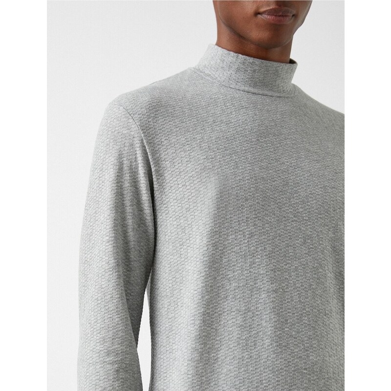 Koton Basic Sweater Half Turtleneck