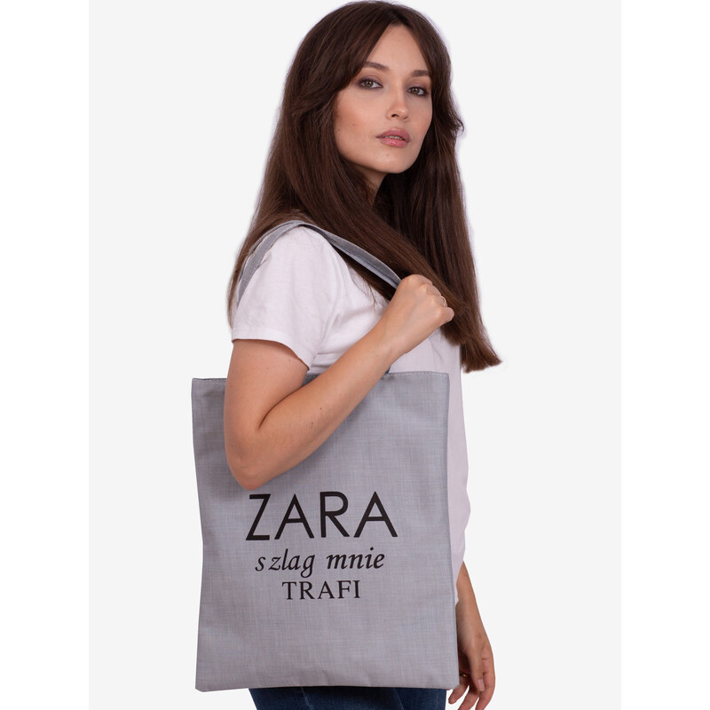 Fabric bag for women Shelvt gray