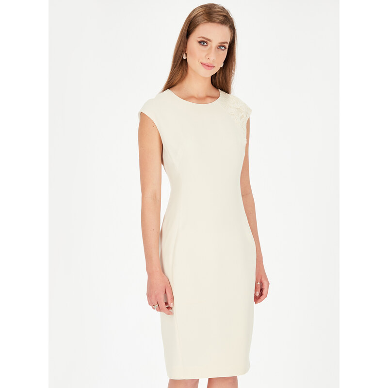 Dámské šaty L`AF L`AF_Dress_Edith_Cream/Ecru