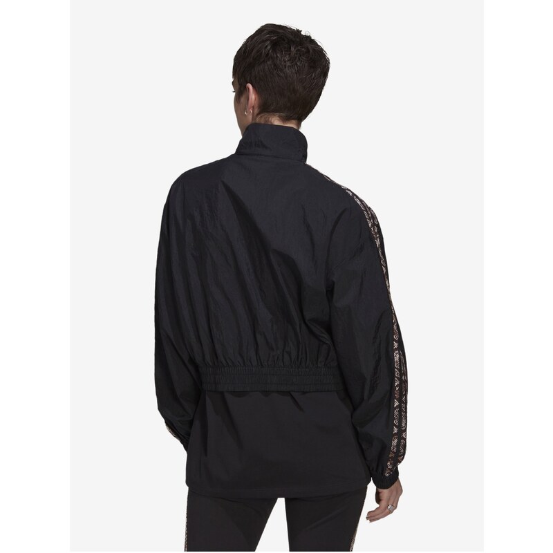 Černá dámská lehká cropped bunda adidas Originals Windbreaker - Dámské