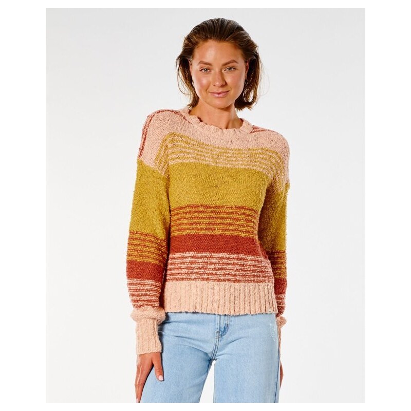 Svetr Rip Curl DRIFTER SWEATER Peach