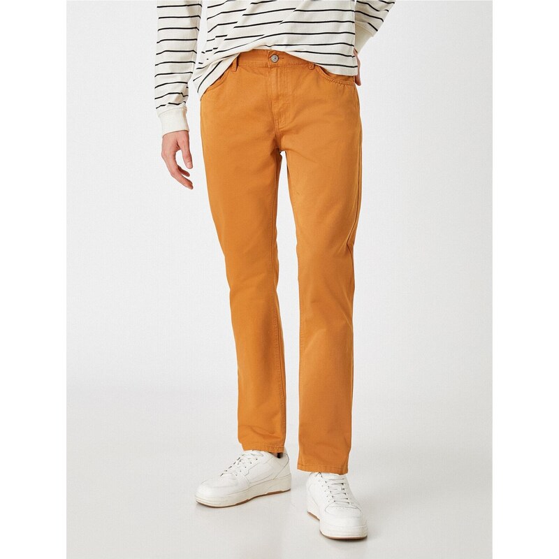 Koton Straight Cut Basic Trousers