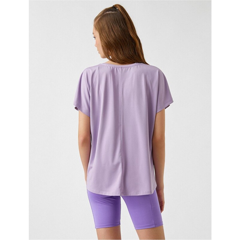 Koton 2cm 1205kk Women's T-shirt Lilac