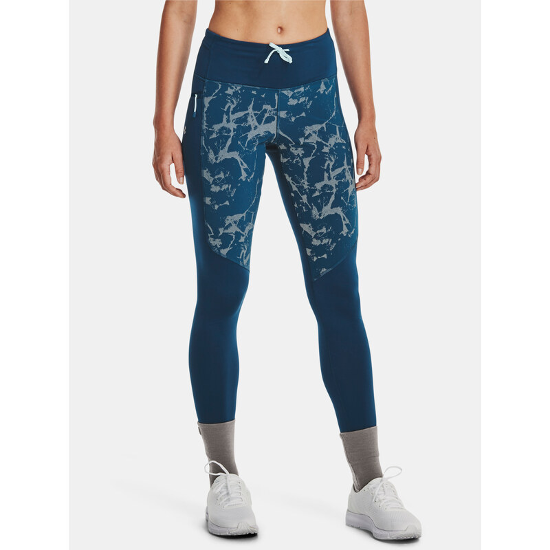 Under Armour Legíny UA OutRun the Cold Tight II-BLU - Dámské