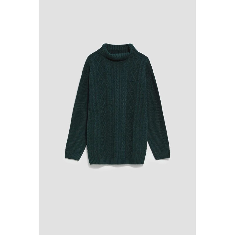 Moodo Kabelem pletený svetr